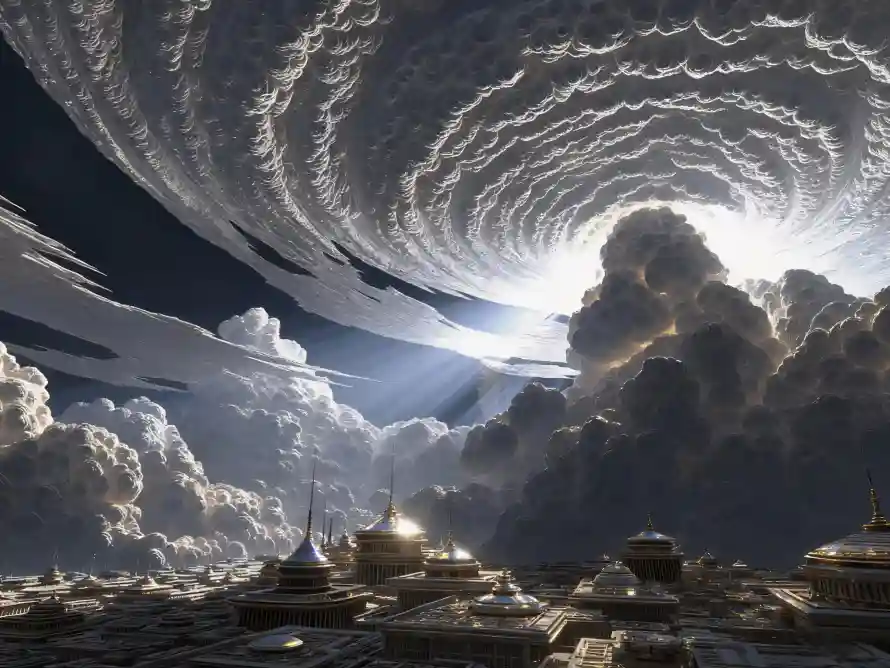 4k云城壁纸 - 云海 - 光线 - 建筑「哲风壁纸」 4k云城壁纸 - 云海 - 光线 - 建筑「哲风壁纸」