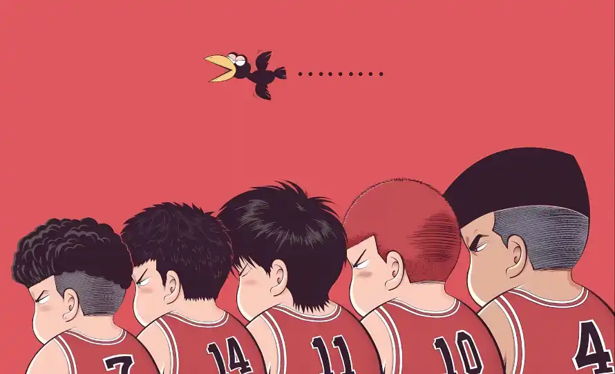 4k卡通壁纸 - 湘北 - 运动 - 流川枫「哲风壁纸」