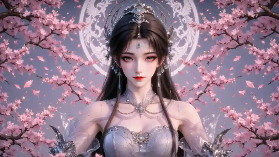 4k仙侠壁纸 - 古风 - 樱花 - 清漪「哲风壁纸」