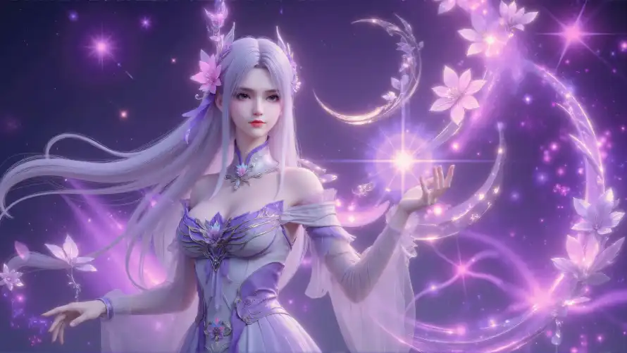 4k长发壁纸 - 小医仙 - 斗破苍穹 - 梦幻背景「哲风壁纸」 4k长发壁纸 - 小医仙 - 斗破苍穹 - 梦幻背景「哲风壁纸」