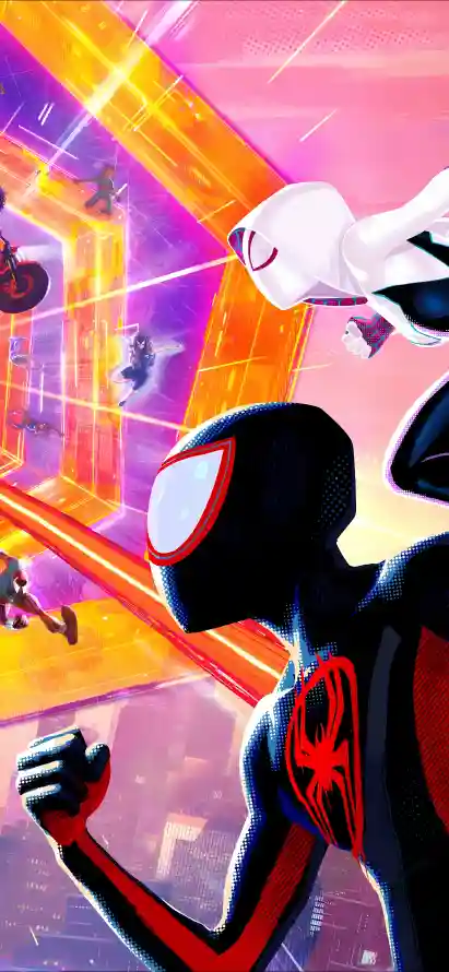 4k格温壁纸 - 漫威 - 霓虹 - 插画风「哲风壁纸」