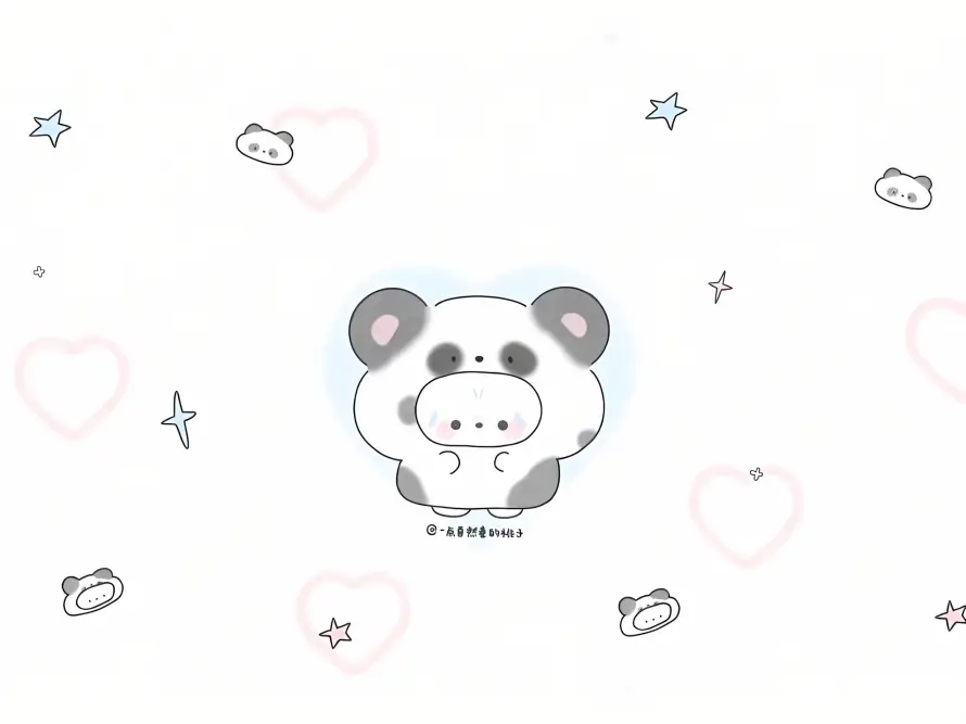 4k卡通壁纸 - 可爱 - 星星 - 爱心「哲风壁纸」