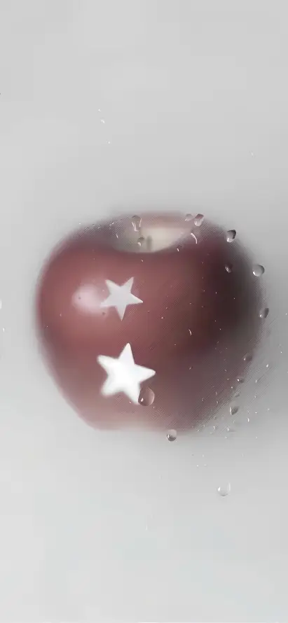 4k星星壁纸 - 水珠 - 简约 - 苹果「哲风壁纸」