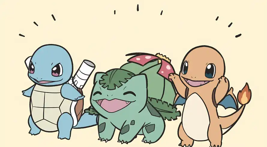 4k宝可梦壁纸 - 小火龙 - 杰尼龟 - 妙蛙种子「哲风壁纸」 4k宝可梦壁纸 - 小火龙 - 杰尼龟 - 妙蛙种子「哲风壁纸」