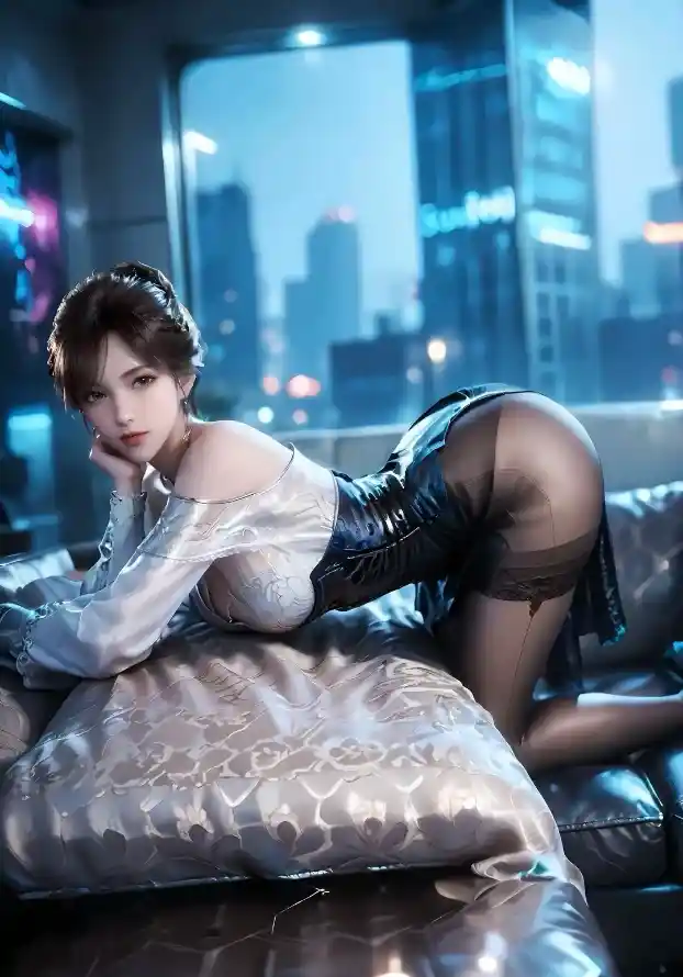 4k徐欣壁纸 - 迷人 - 黑丝 - 白上衣「哲风壁纸」