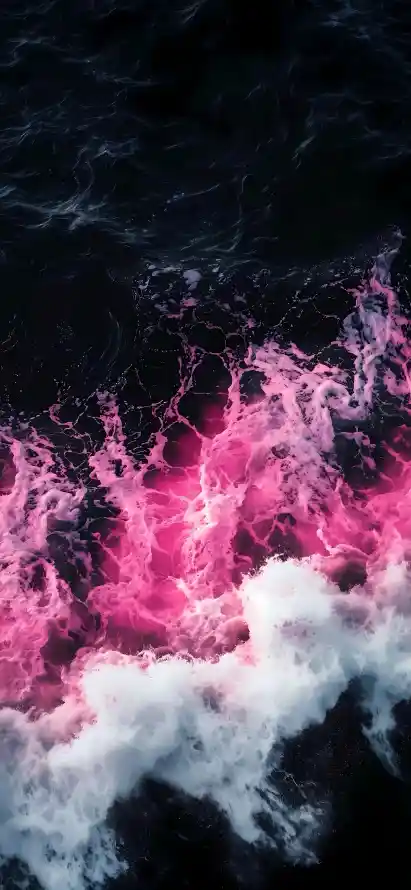 4k海洋壁纸 - 海浪 - 黑粉 - 海水波纹「哲风壁纸」