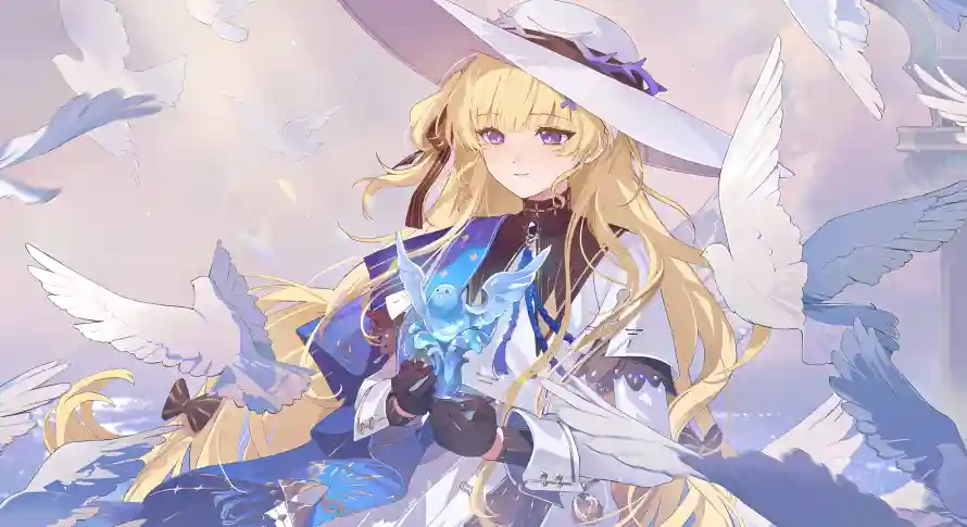 4k白鸽壁纸 - 菲比 - 鸣潮 - 白色帽子「哲风壁纸」 4k白鸽壁纸 - 菲比 - 鸣潮 - 白色帽子「哲风壁纸」