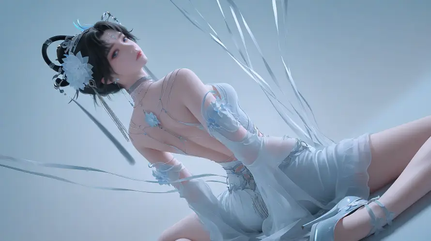 4k古风壁纸 - 美女 - 轻纱 - 邀月「哲风壁纸」