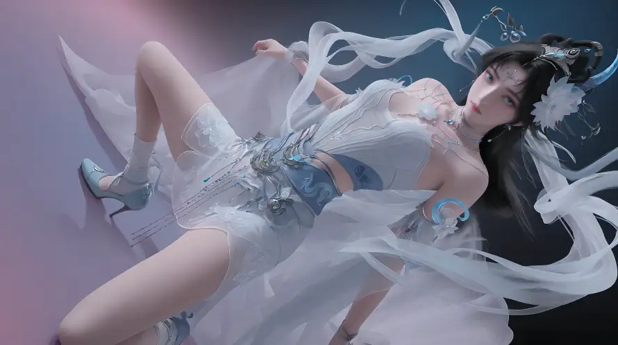 4k仙侠壁纸 - 古风 - 白衣 - 邀月「哲风壁纸」