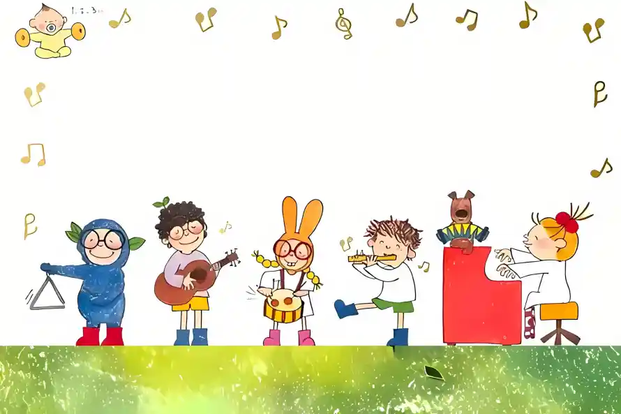 2k乐器壁纸-玛德琳与草地-热门的壁纸「哲风壁纸」