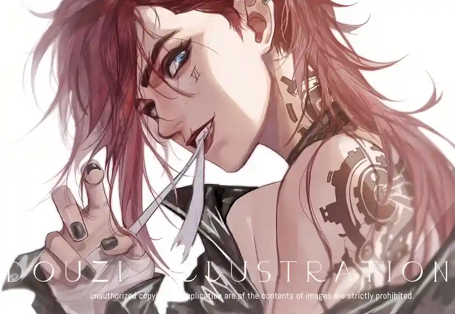 2k插画壁纸-双城之战 - 红发-热门的壁纸「哲风壁纸」