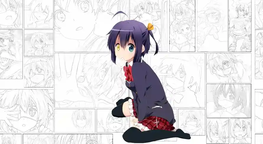 4k校服壁纸 - 漫画 - 动漫角色 - 紫色头发「哲风壁纸」