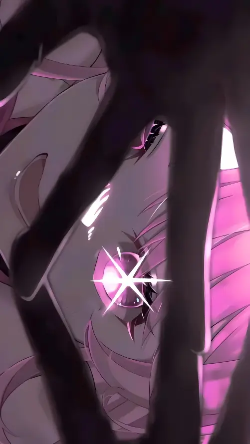 4k粉眼壁纸 - 粉瞳 - 二次元 - 粉色光芒「哲风壁纸」