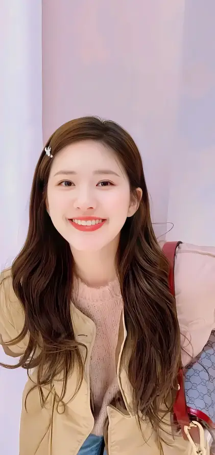 4k发夹壁纸 - 微笑 - 早期 - 长发「哲风壁纸」