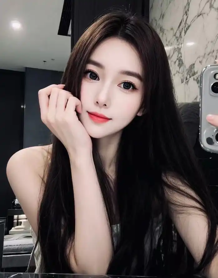 4k红唇壁纸 - 美女 - 自拍 - 长发「哲风壁纸」