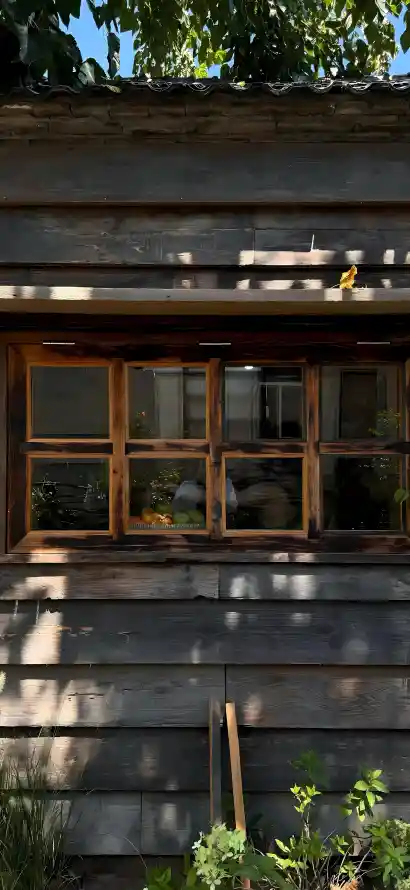 4k房屋壁纸 - 木屋 - 植物 - 窗户「哲风壁纸」