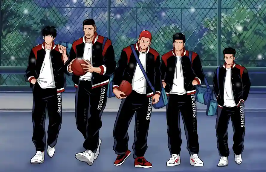 4k篮球壁纸 - 流川枫 - 运动服 - 樱木花道「哲风壁纸」