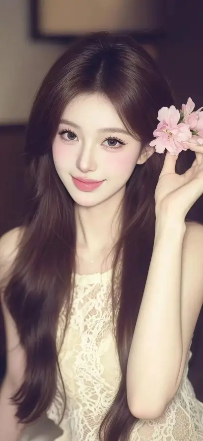 4k温柔壁纸 - 美女 - 长发 - Ios「哲风壁纸」