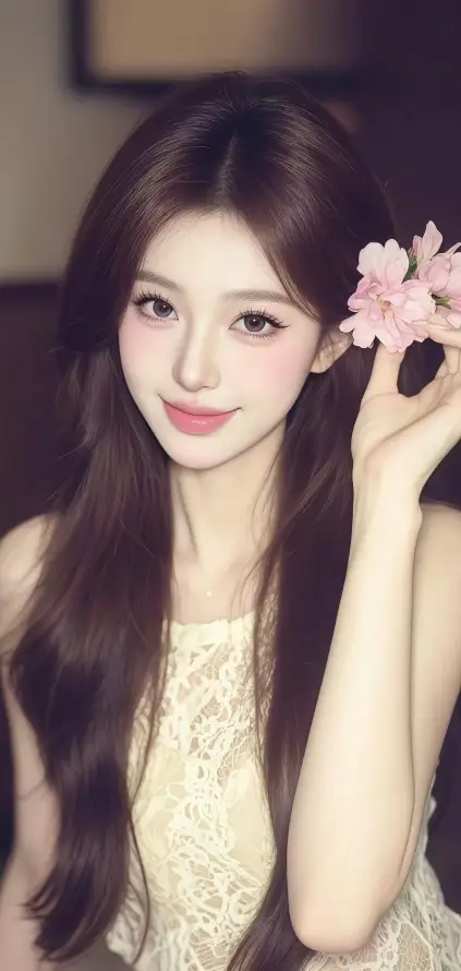 4k室内壁纸 - 温柔 - 美女 - Ios「哲风壁纸」