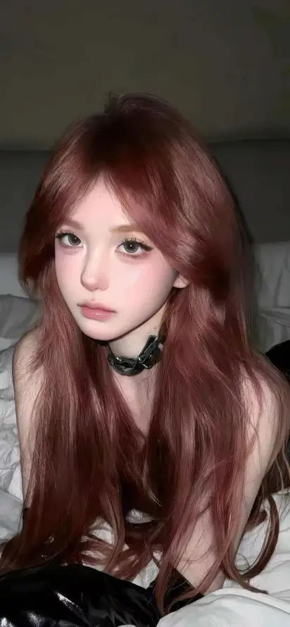 4k室内壁纸 - 美女 - 长发 - Ios「哲风壁纸」