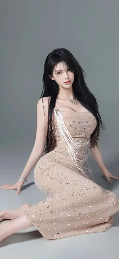 4k坐姿壁纸 - 时尚 - 美女 - 长发「哲风壁纸」