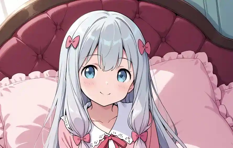 4k银发壁纸 - 二次元 - 蝴蝶结 - 和泉纱雾「哲风壁纸」 4k银发壁纸 - 二次元 - 蝴蝶结 - 和泉纱雾「哲风壁纸」