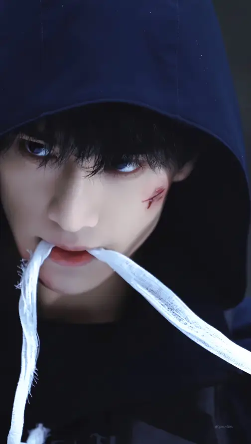 4k伤口壁纸 - 帽绳 - 张起灵 - 肖宇梁「哲风壁纸」