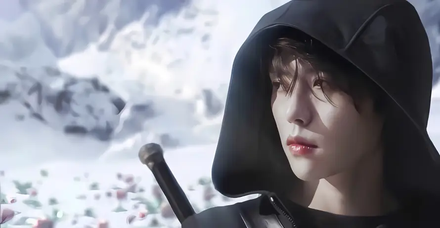 4k雪山壁纸 - 刀 - 张起灵 - 肖宇梁「哲风壁纸」