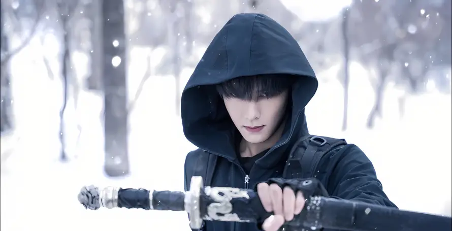 2k树林壁纸-张起灵和雪地-盗墓笔记免费下载「哲风壁纸」