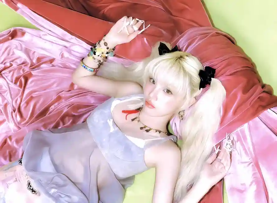 4k金发壁纸 - 双马尾 - 吊带裙 - 宋雨琦「哲风壁纸」