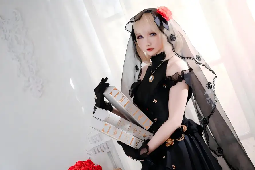 4k头纱壁纸 - 美女 - cos - 洛丽塔「哲风壁纸」