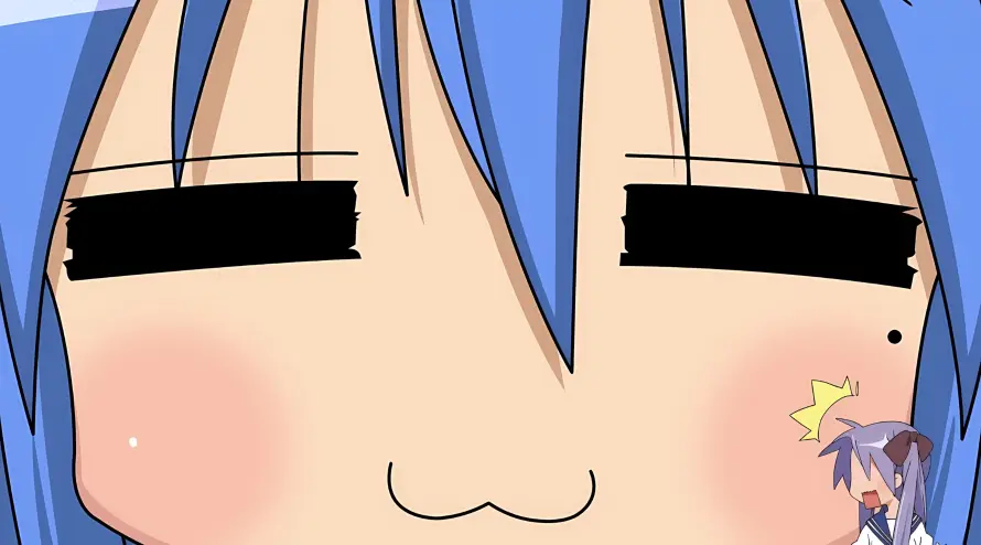 4k卖萌壁纸 - 星星 - 红晕 - 蓝发「哲风壁纸」