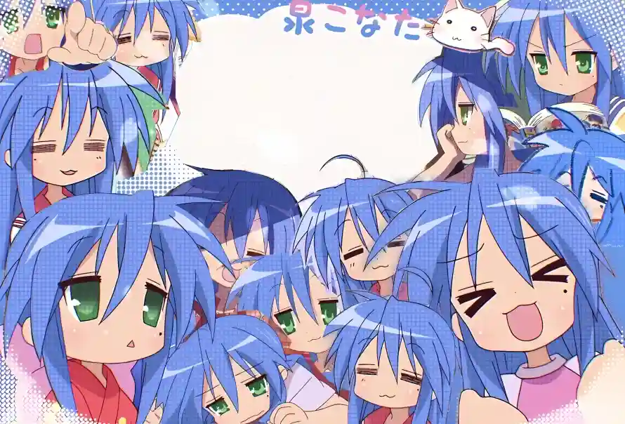 4kQ版壁纸 - 可爱 - 绿眼 - 蓝发「哲风壁纸」