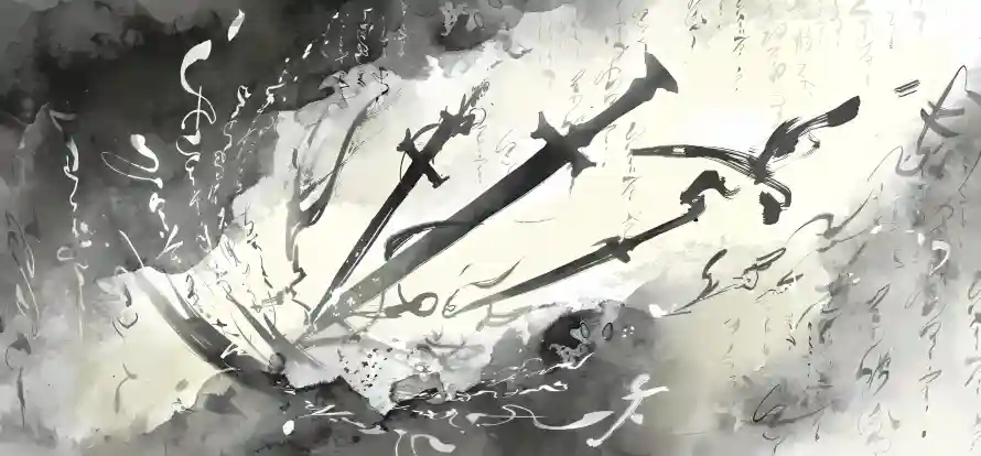 2k兵器壁纸-毛笔字 - 墨韵-壁纸分享「哲风壁纸」