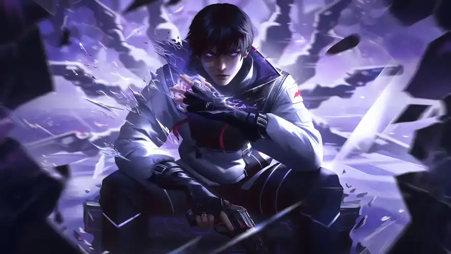 4k壹绝壁纸 - 无畏契约 - 游戏角色 - 破碎特效「哲风壁纸」