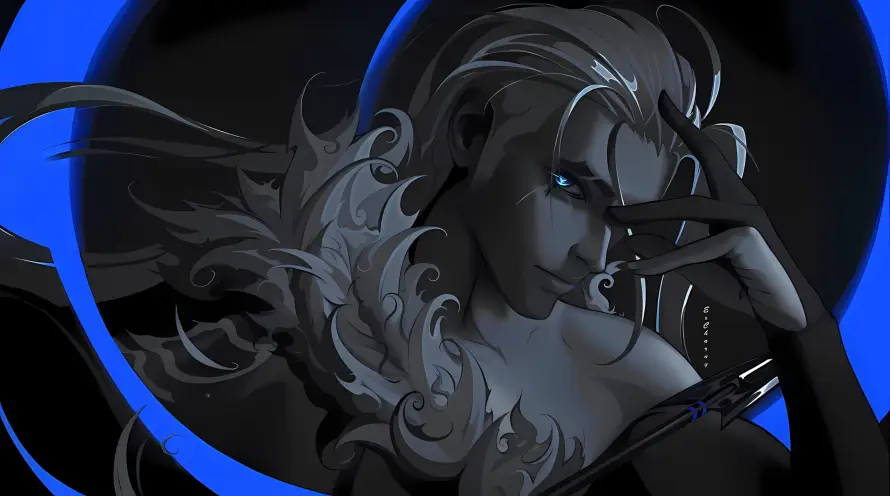 4k猎枭壁纸 - 白发 - 暗色调 - 动漫角色「哲风壁纸」