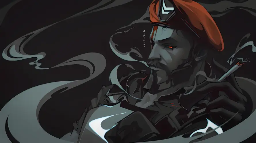 4k插画壁纸 - 炼狱 - 烟雾 - 无畏契约「哲风壁纸」