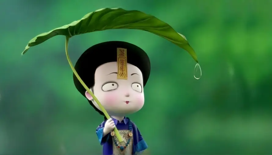 4k可爱壁纸 - 治愈 - 荷叶 - 雨滴「哲风壁纸」