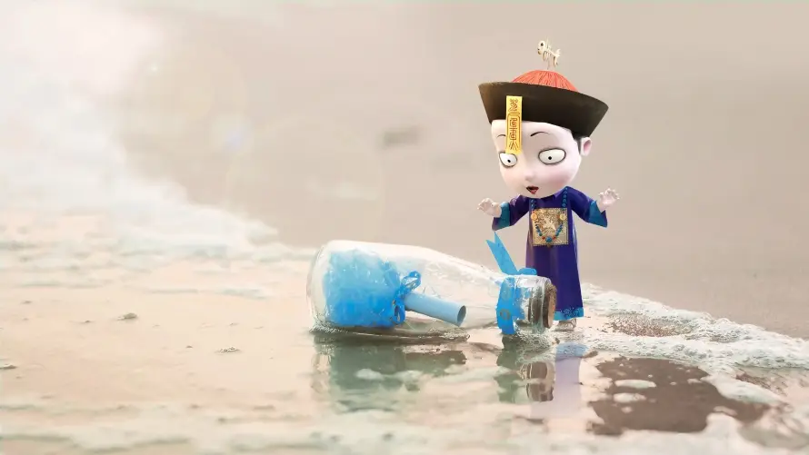 4k古装壁纸 - 可爱 - 海边 - 僵小鱼「哲风壁纸」