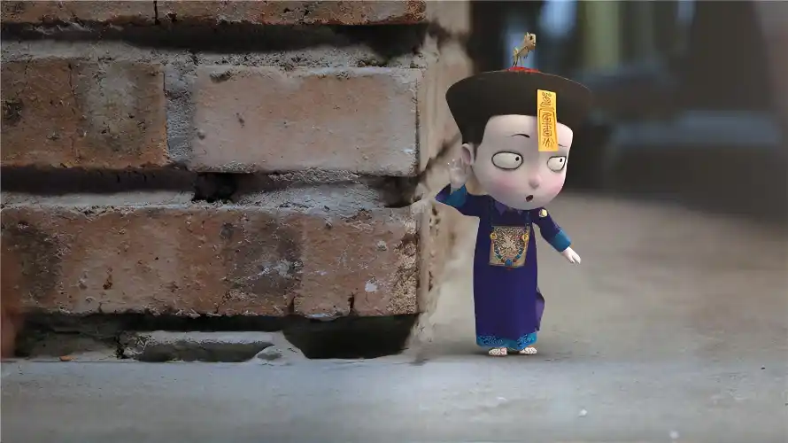 4k卡通壁纸 - 古风 - 砖墙 - 僵小鱼「哲风壁纸」