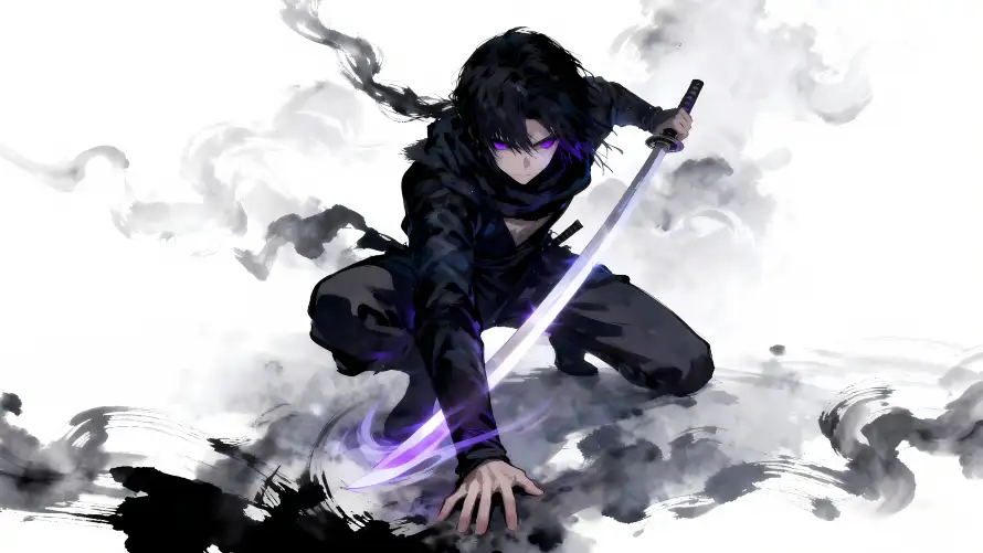 3k侠客壁纸-黑衣壁纸和水墨-免费下载「哲风壁纸」