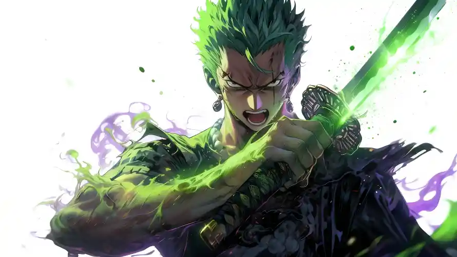 4k剑光壁纸 - 刀 - 战斗 - 索隆「哲风壁纸」