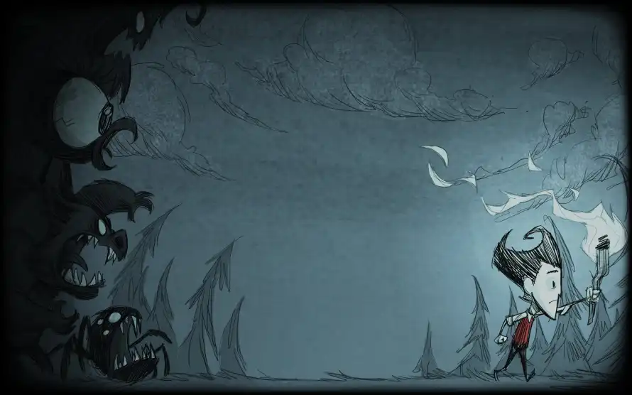 4k夜晚壁纸 - 猪人 - 荒野 - 蜘蛛「哲风壁纸」