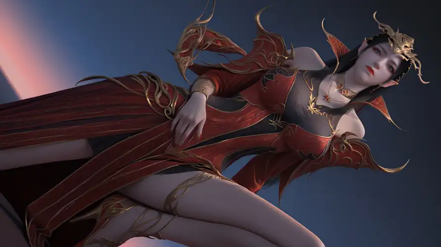 4k玄幻壁纸 - 红衣 - 蛇女 - 美杜莎「哲风壁纸」 4k玄幻壁纸 - 红衣 - 蛇女 - 美杜莎「哲风壁纸」