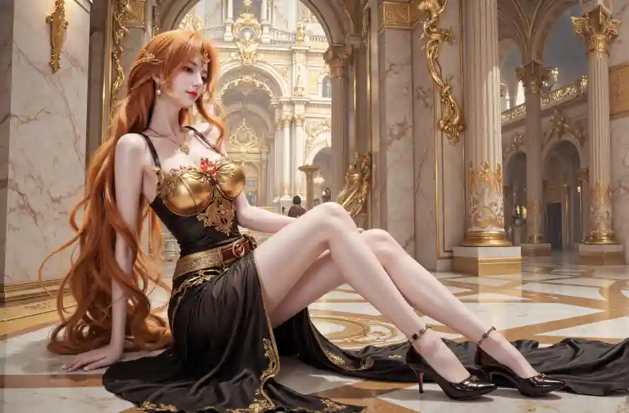 4k宫殿壁纸 - 橘子 - 礼服 - 红发「哲风壁纸」 4k宫殿壁纸 - 橘子 - 礼服 - 红发「哲风壁纸」