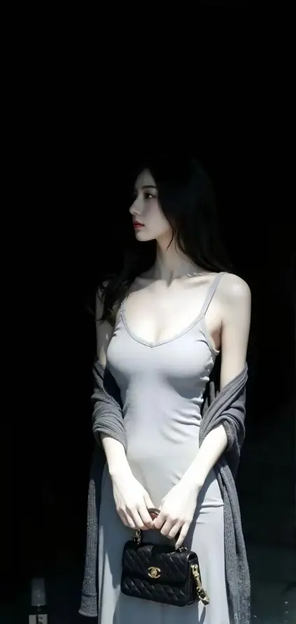 4k气质壁纸 - 美女 - Ios - 手提包「哲风壁纸」