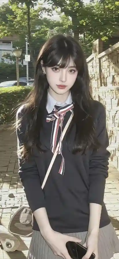 4k户外壁纸 - 石墙 - 美女 - Ios「哲风壁纸」