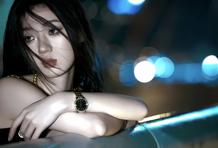 4k夜景壁纸 - 天桥 - 微风 - 手链「哲风壁纸」