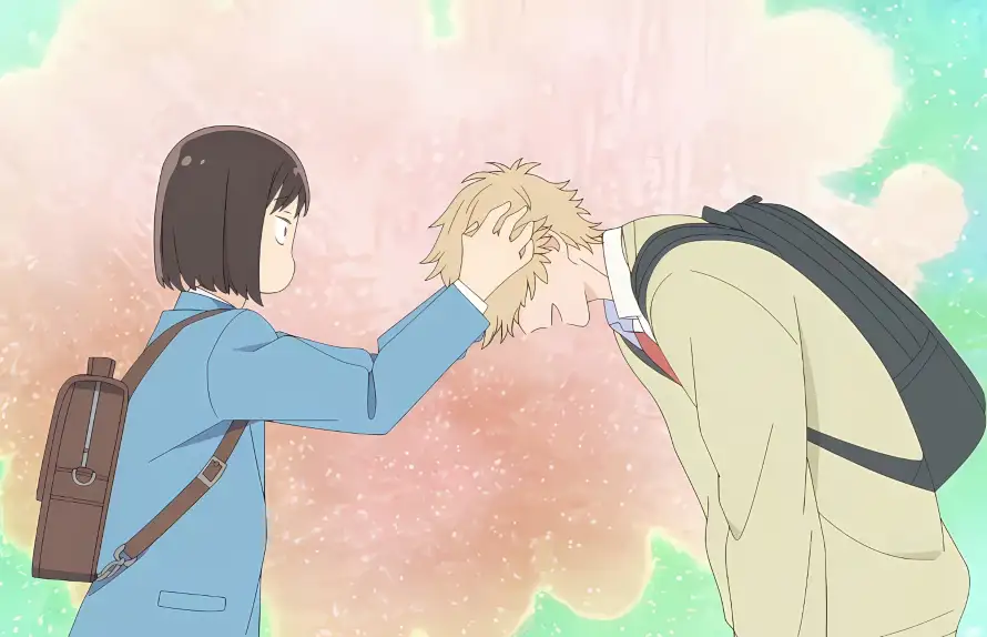 4k动漫互动壁纸 - 志摩聪介 - 校园日常 - 粉绿背景「哲风壁纸」 4k动漫互动壁纸 - 志摩聪介 - 校园日常 - 粉绿背景「哲风壁纸」