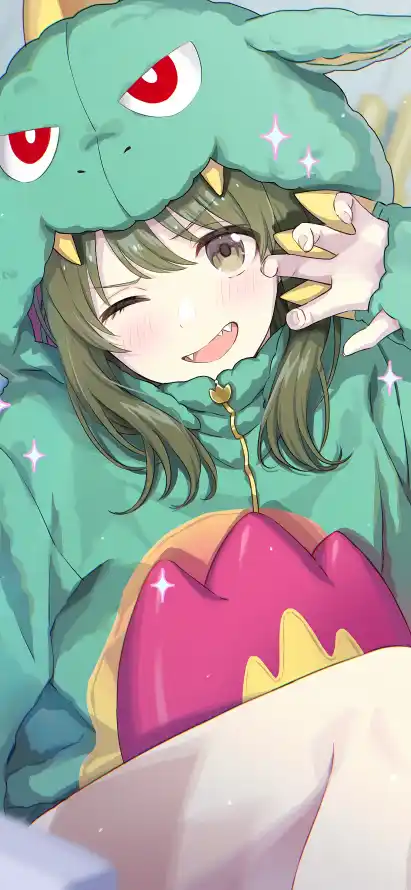 4k可爱壁纸 - 睡衣 - 七草日花 - 动漫角色「哲风壁纸」